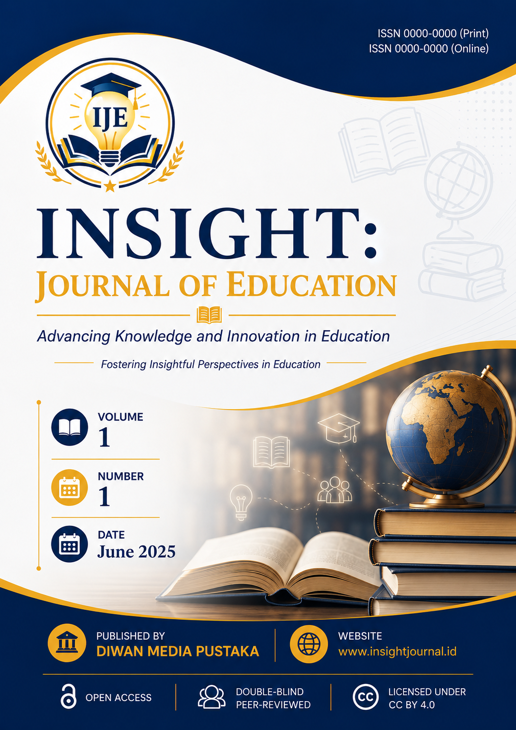 Logo of Insight: Journal of Education featuring a light bulb and an open book